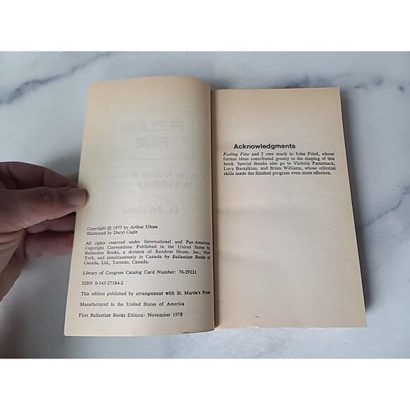 Feeling Fine By Dr. Art Ulene's Paperback - Picture 4 of 10